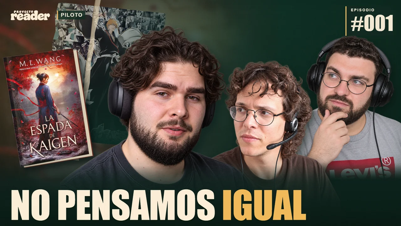 NO PENSAMOS IGUAL · portada con Alex, Rubén y Donal